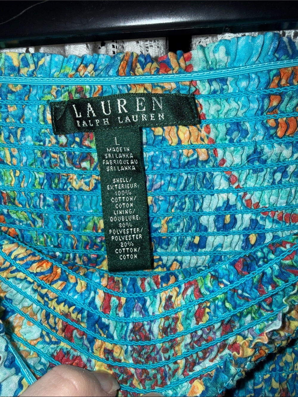 Lauren Ralph Lauren Turquoise Paisley Maxi Skirt - Picture 5 of 7